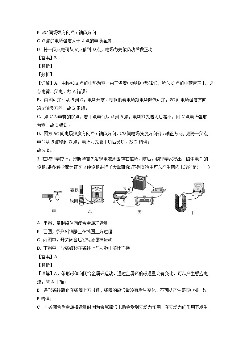 江西省南昌外国语学校2022-2023学年高二上学期期末物理试题（解析版）第2页