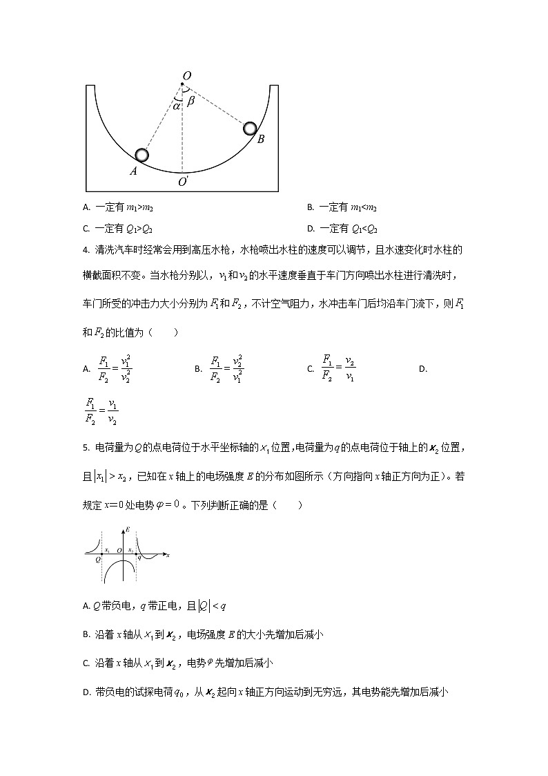 2022-2023学年湖南省长沙市周南中学高三上学期第四次月考物理试题02