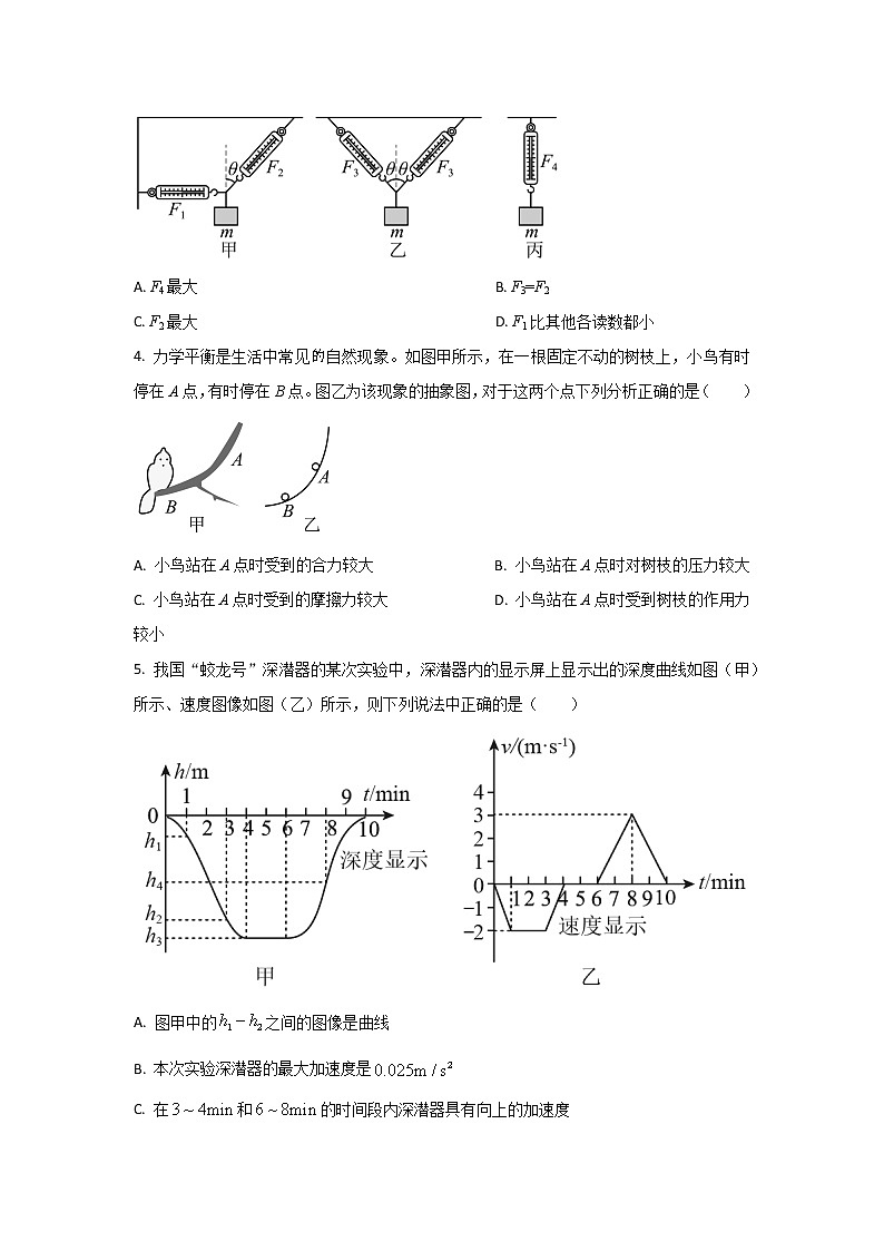 2022-2023学年山西省晋城市第二中学高一上学期第三次质量检测物理试题02