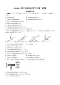 2022-2023学年上海市杨浦区高三上学期一模试题 物理（PDF版）