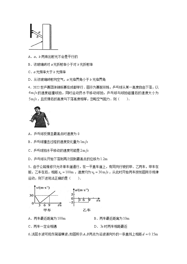 辽宁省营口市2022-2023学年高三上学期期末物理试题第2页