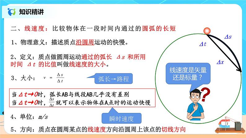 高一物理人教版（2019）必修第二册6.1《圆周运动》PPT第7页
