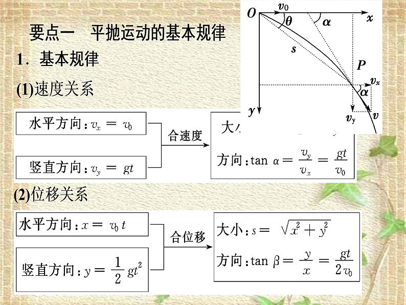 2022-2023年人教版(2019)新教材高中物理必修2 第5章抛体运动第4节抛体运动的规律课件第4页