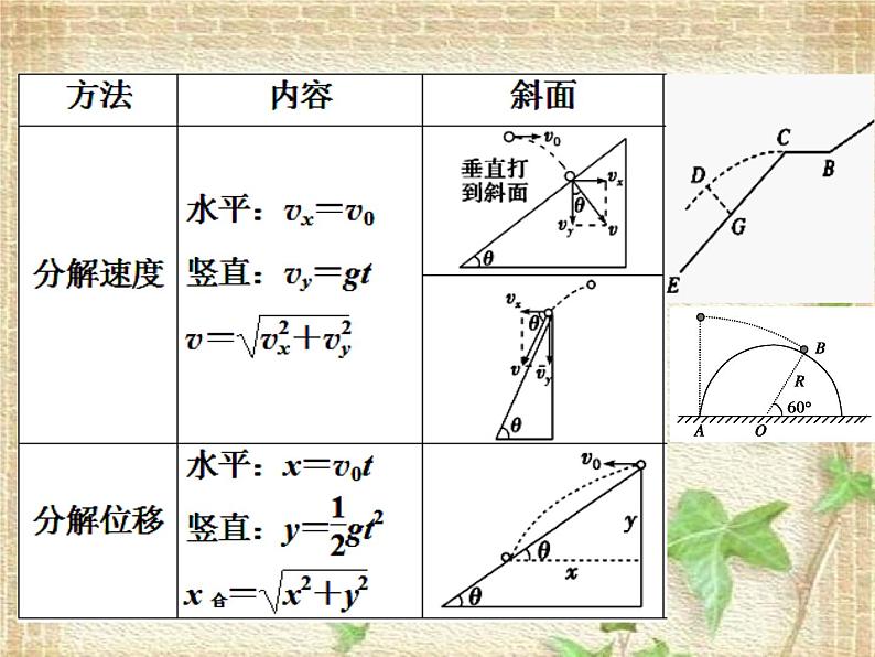 2022-2023年人教版(2019)新教材高中物理必修2 第5章抛体运动第4节抛体运动的规律(1)课件03
