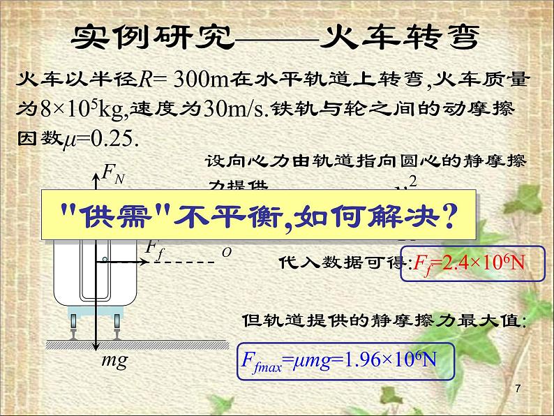 2022-2023年人教版(2019)新教材高中物理必修2 第6章圆周运动第4节生活中的圆周运动(2)课件07