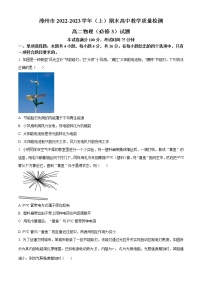 2023漳州高二上学期期末物理试题含答案