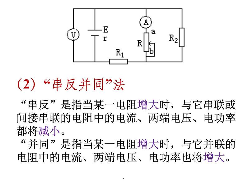 专题---闭合电路的动态分析问题课件PPT05