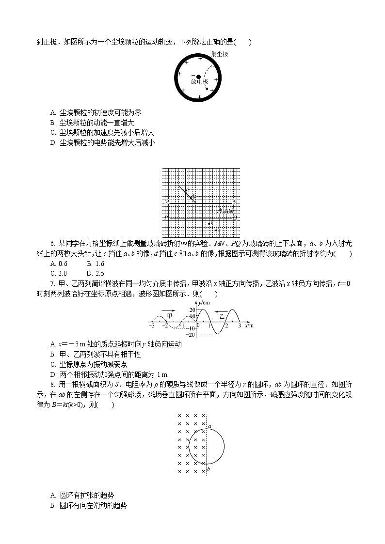 2022-2023学年江苏省常州市高三上学期期末考试（延期） 物理（word版）02