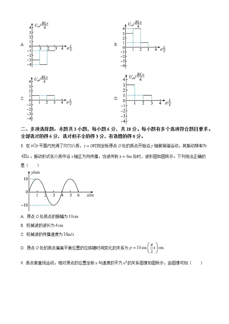 河北省邢台市2022-2023学年高三上学期期末物理试题无答案第3页