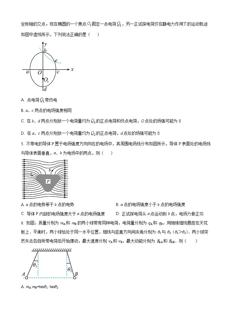 湖南省怀化市2022-2023学年高二上学期期末物理试题无答案第2页