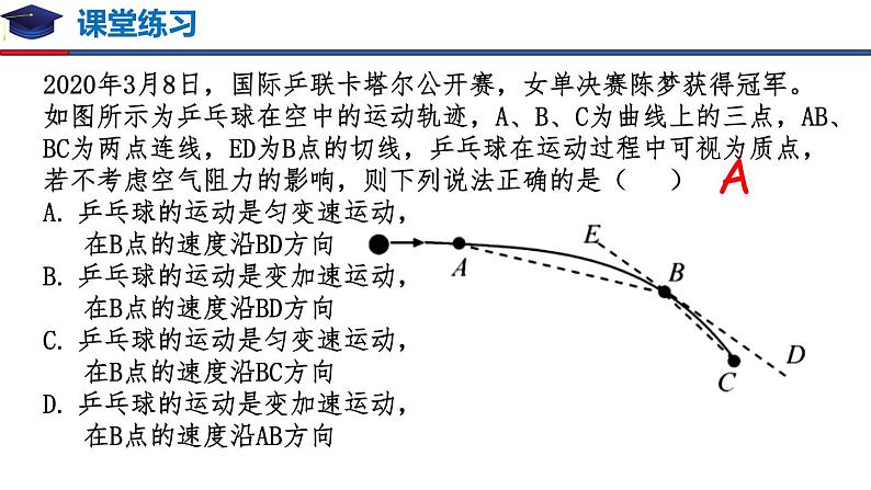 5.1 曲线运动（备课堂）-【上好课】2020-2021学年高一物理同步备课系列（2019人教版必修第二册）第7页