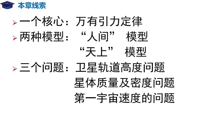 第七章 万有引力与宇宙航行 章节复习（备课堂）高一物理同步备课系列（2019人教版必修2）课件PPT04