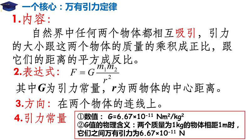 第七章 万有引力与宇宙航行 章节复习（备课堂）高一物理同步备课系列（2019人教版必修2）课件PPT05