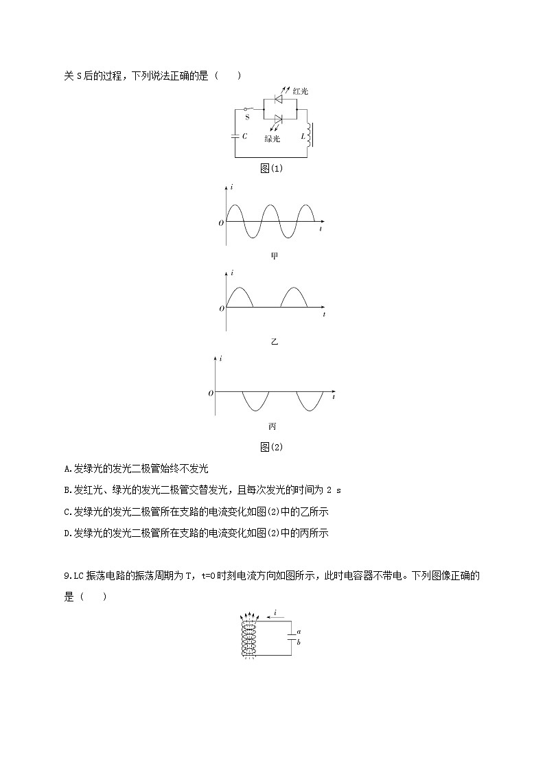 第四章 电磁振荡与电磁波——本章达标检测--高中物理同步练习分类专题教案（人教版选择性必修第二册）03