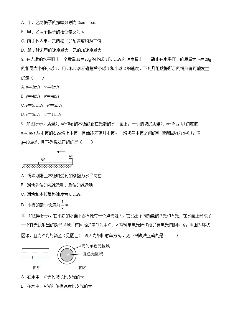 湖南省常德市汉寿县第一中学2022-2023学年高二下学期第一次段考物理试题无答案第3页