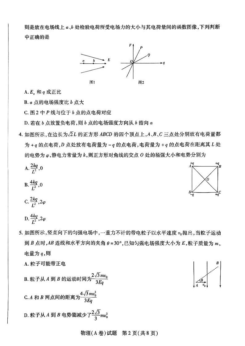 2022-2023学年河南省天一大联考高二上学期10月阶段性测试（一）物理试题  PDF版02