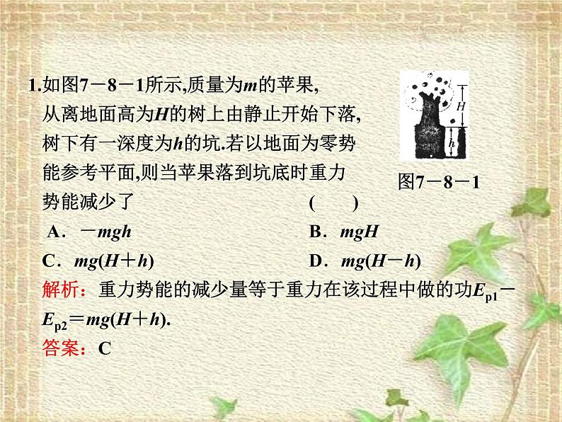 2022-2023年人教版(2019)新教材高中物理必修2 第8章机械能守恒定律第4节机械能守恒定律(3)课件第3页