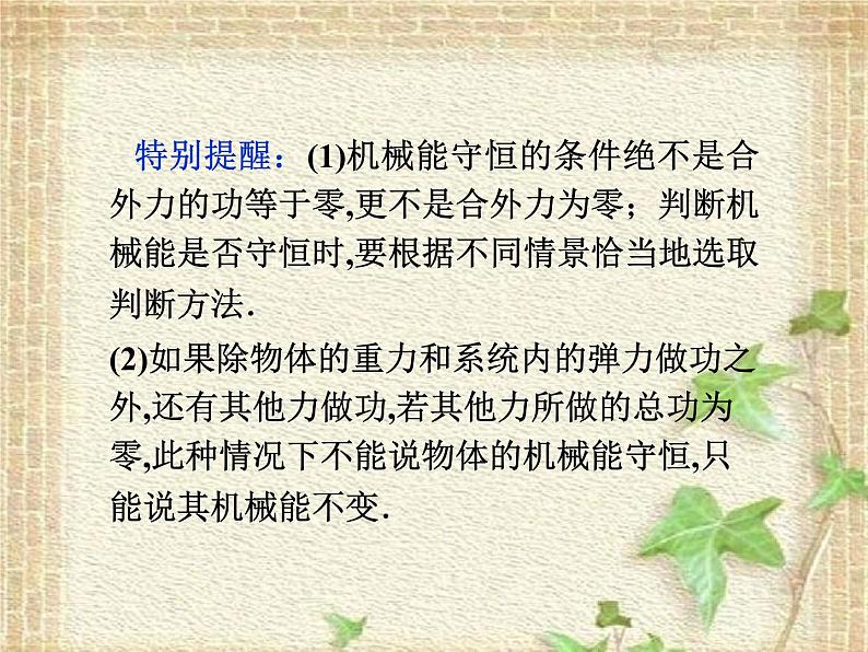 2022-2023年人教版(2019)新教材高中物理必修2 第8章机械能守恒定律第4节机械能守恒定律(5)课件第7页