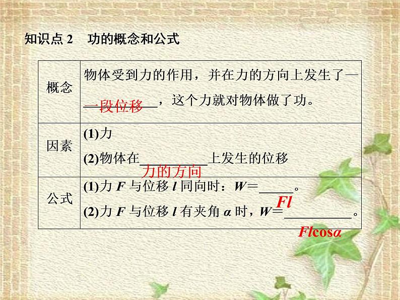 2022-2023年人教版(2019)新教材高中物理必修2 第8章机械能守恒定律第1节功与功率(3)课件03