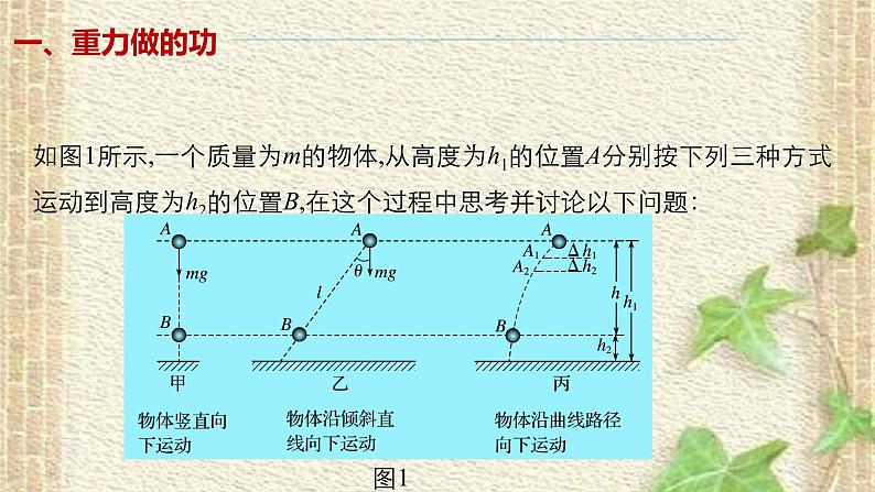 2022-2023年人教版(2019)新教材高中物理必修2 第8章机械能守恒定律第2节重力势能(3)课件02