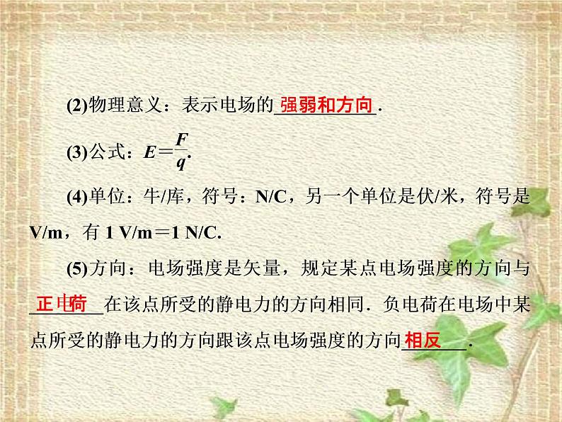 2022-2023年人教版(2019)新教材高中物理必修3 第9章静电场及其应用第3节电场电场强度课件04