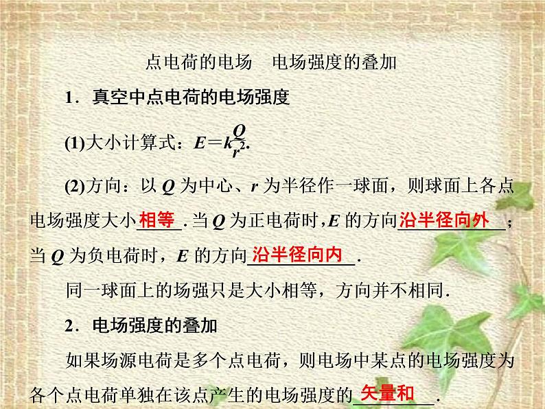 2022-2023年人教版(2019)新教材高中物理必修3 第9章静电场及其应用第3节电场电场强度课件05