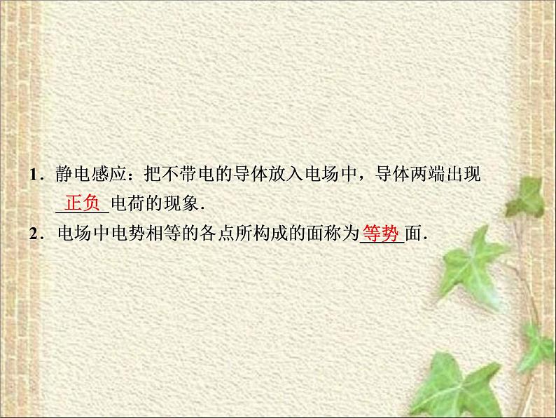 2022-2023年人教版(2019)新教材高中物理必修3 第9章静电场及其应用第4节静电的防止与利用(6)课件02