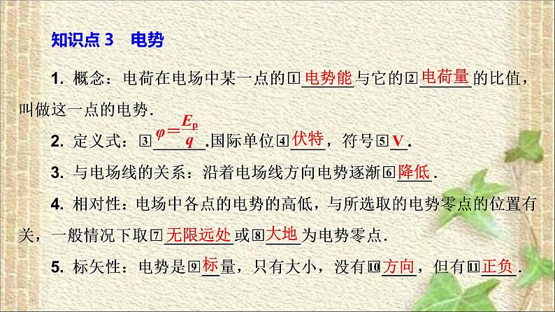 2022-2023年人教版(2019)新教材高中物理必修3 第10章静电场中的能量第1节电势能和电势(5)课件第7页