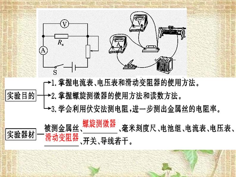 2022-2023年人教版(2019)新教材高中物理必修3 第11章电路及其应用第3节实验：导体电阻率的测量课件03