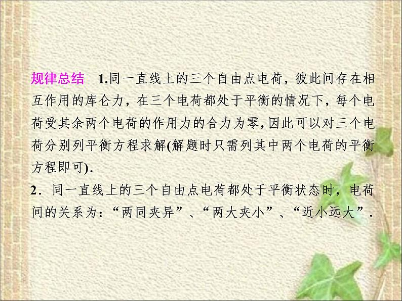 2022-2023年人教版(2019)新教材高中物理必修3 第9章静电场及其应用综合(1)课件第8页