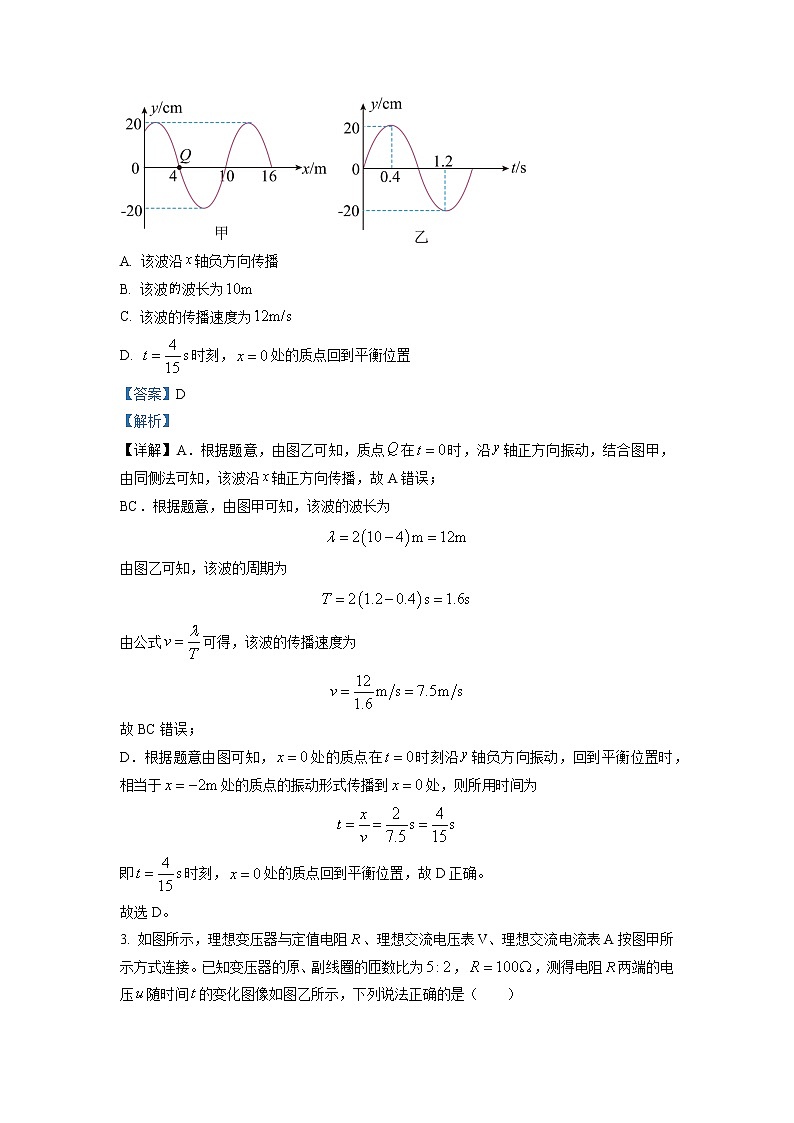 辽宁省名校联盟2023届高三物理下学期质量检测考试试题（Word版附解析）第2页