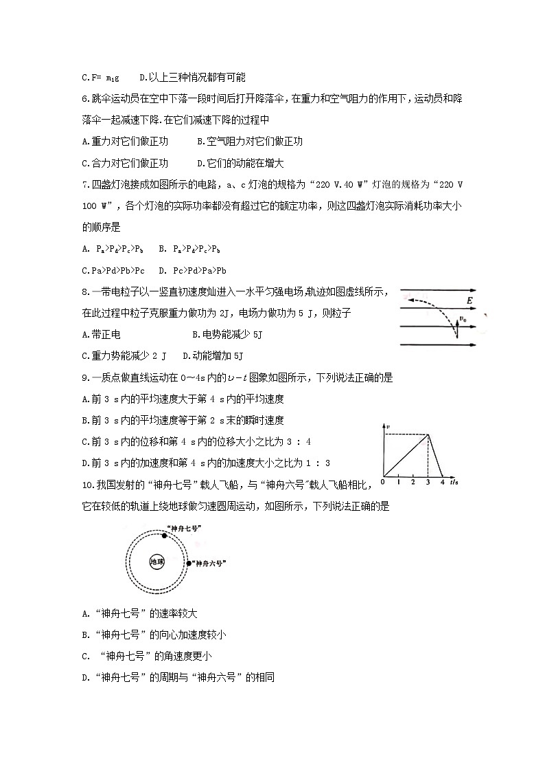 湖南省湘西州2019年高二第一学期期末质量检测物理试题（理科）Word版第2页