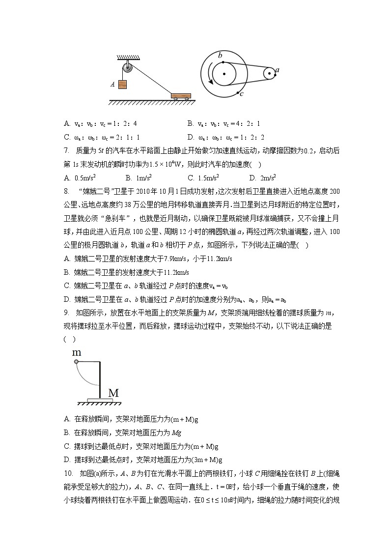 2021-2022学年辽宁省丹东市凤城一中高一（下）第一次月考物理试卷(含答案解析)第2页