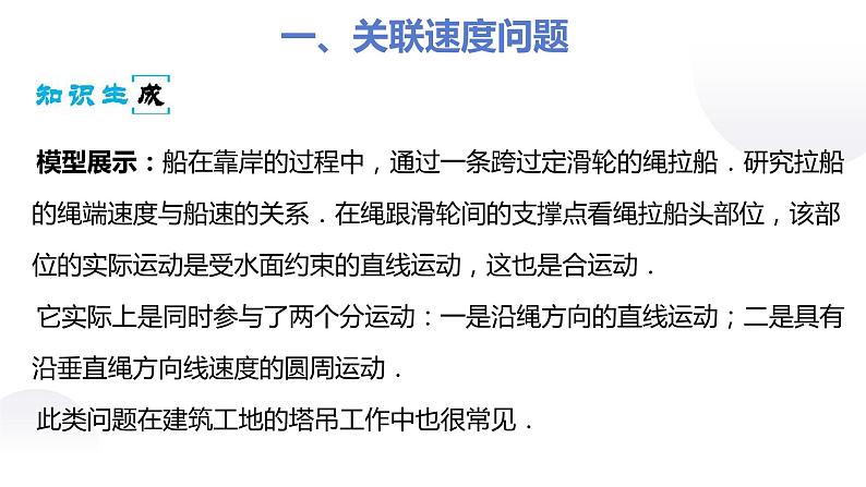 专题：关联速度问题课件PPT第4页