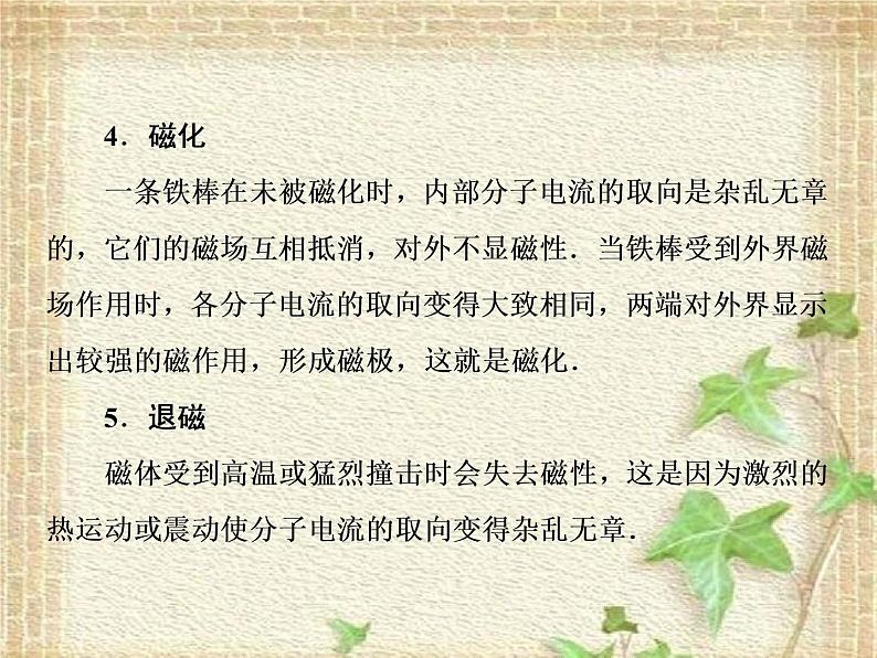 2022-2023年人教版(2019)新教材高中物理必修3 第13章电磁感应与电磁波初步第1节磁场磁感线(6)课件第7页