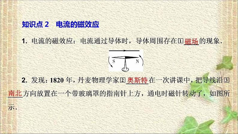 2022-2023年人教版(2019)新教材高中物理必修3 第13章电磁感应与电磁波初步第1节磁场磁感线(8)课件第4页