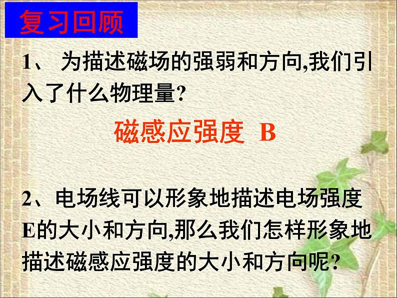 2022-2023年人教版(2019)新教材高中物理必修3 第13章电磁感应与电磁波初步第1节磁场磁感线(11)课件第2页