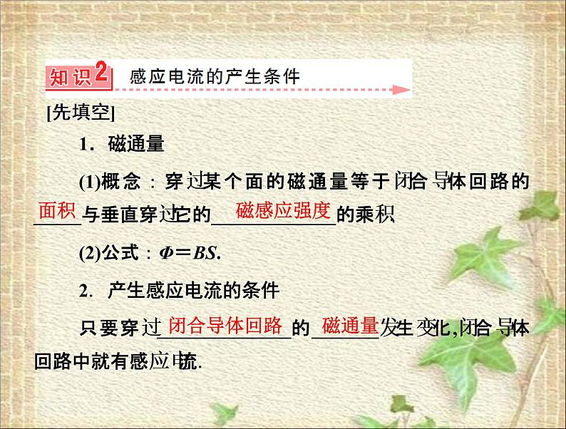 2022-2023年人教版(2019)新教材高中物理必修3 第13章电磁感应与电磁波初步第3节电磁感应现象及应用(10)课件第6页