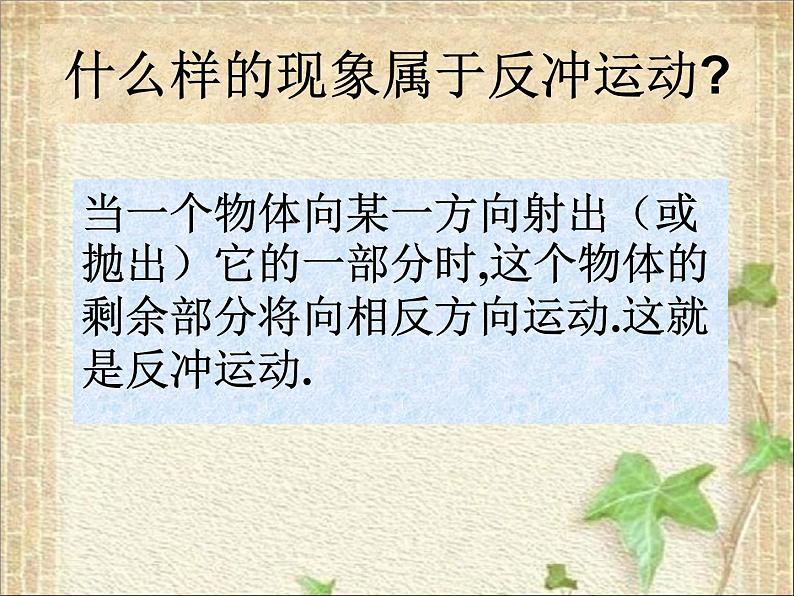 2022-2023年人教版(2019)新教材高中物理选择性必修1 第1章动量守恒定律第6节反冲现象火箭(3)课件02