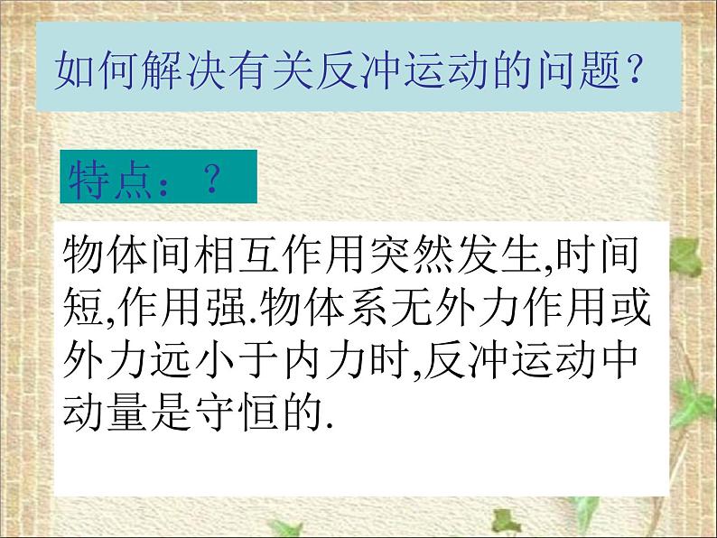 2022-2023年人教版(2019)新教材高中物理选择性必修1 第1章动量守恒定律第6节反冲现象火箭(3)课件07