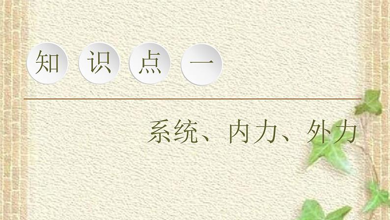 2022-2023年人教版(2019)新教材高中物理选择性必修1 第1章动量守恒定律第3节动量守恒定律(4)课件第2页