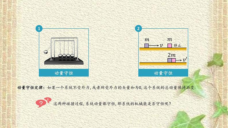 2022-2023年人教版(2019)新教材高中物理选择性必修1 第1章动量守恒定律第5节弹性碰撞和非弹性碰撞(1)课件第2页