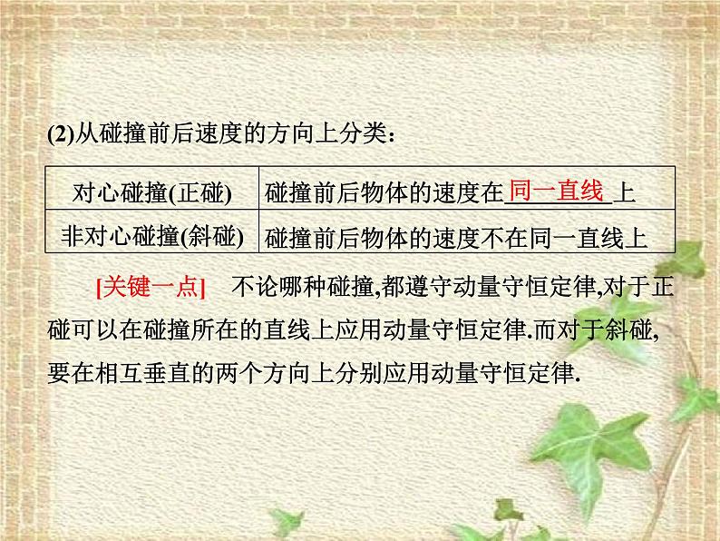 2022-2023年人教版(2019)新教材高中物理选择性必修1 第1章动量守恒定律第5节弹性碰撞和非弹性碰撞(3)课件第3页