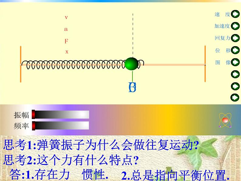 2022-2023年人教版(2019)新教材高中物理选择性必修1 第2章机械振动第3节简谐运动的回复力和能量(2)课件第4页