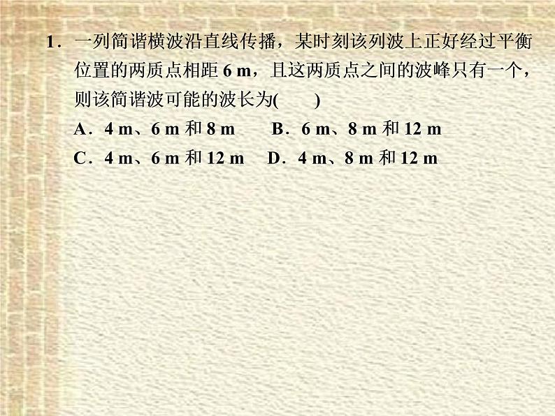 2022-2023年人教版(2019)新教材高中物理选择性必修1 第3章机械波第2节波的描述(5)课件第8页