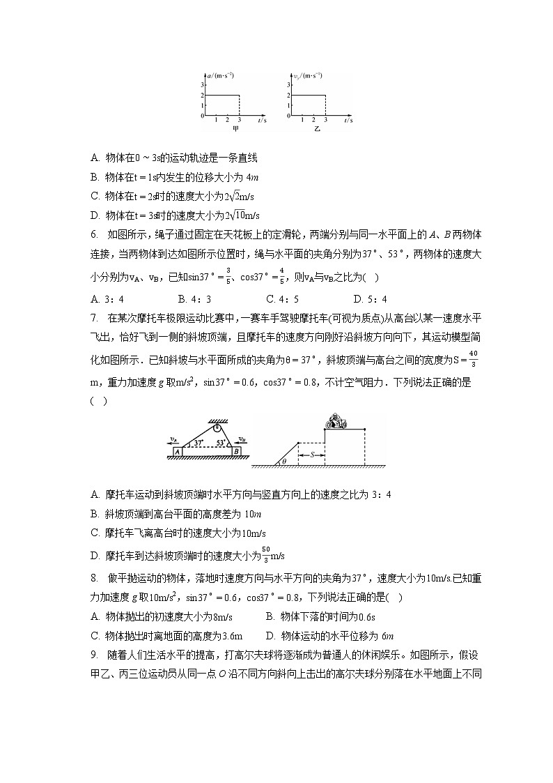 2021-2022学年安徽省芜湖市华星学校高一（下）第一次月考物理试卷（含答案解析）02