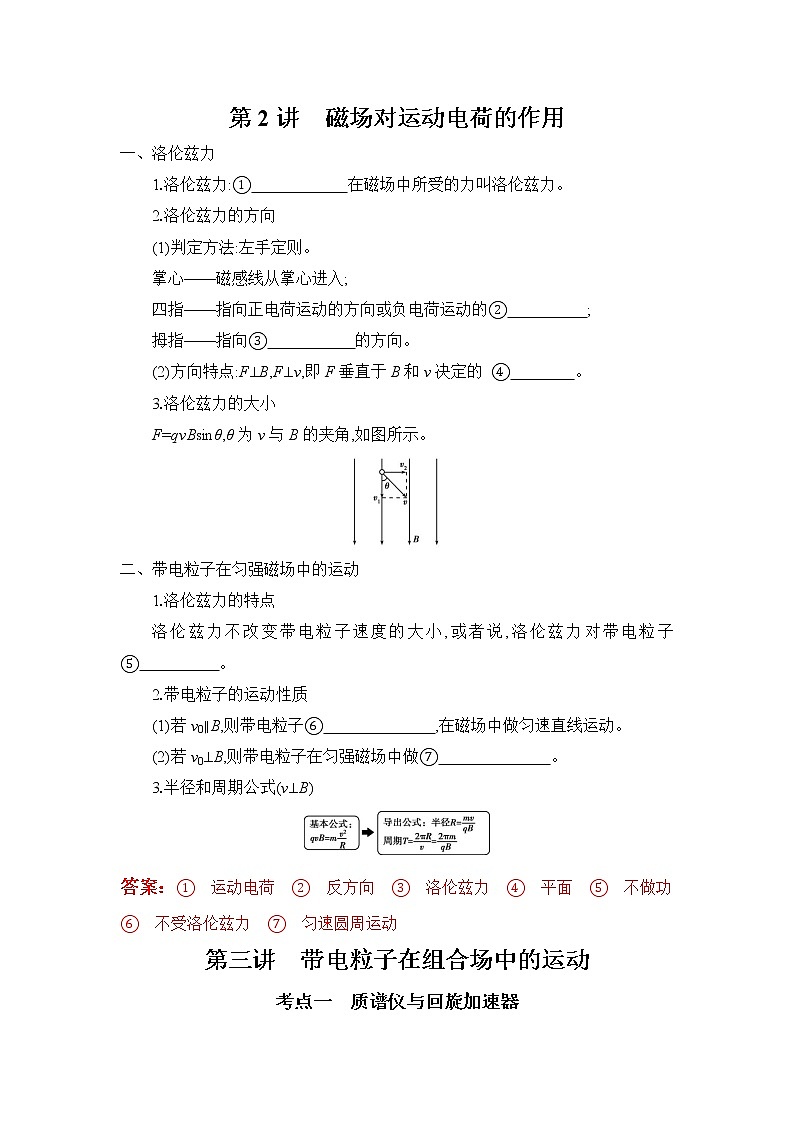 清单09 磁场- 高中物理快速梳理知识清单（全国通用）第3页