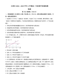 2023玉溪高二上学期期末考试物理试题含答案