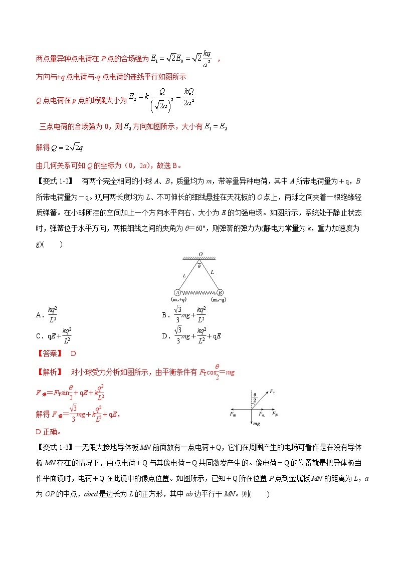 【高考二轮题型复习】2023年高考物理题型精讲精练学案（全国通用）——专题09 电场性质、带电粒子在电场中的运动（原卷版+解析版）03