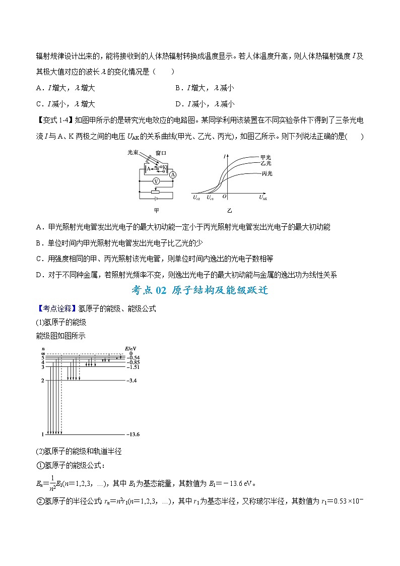 专题16 历代物理学初步及原子物理（原卷版）第3页